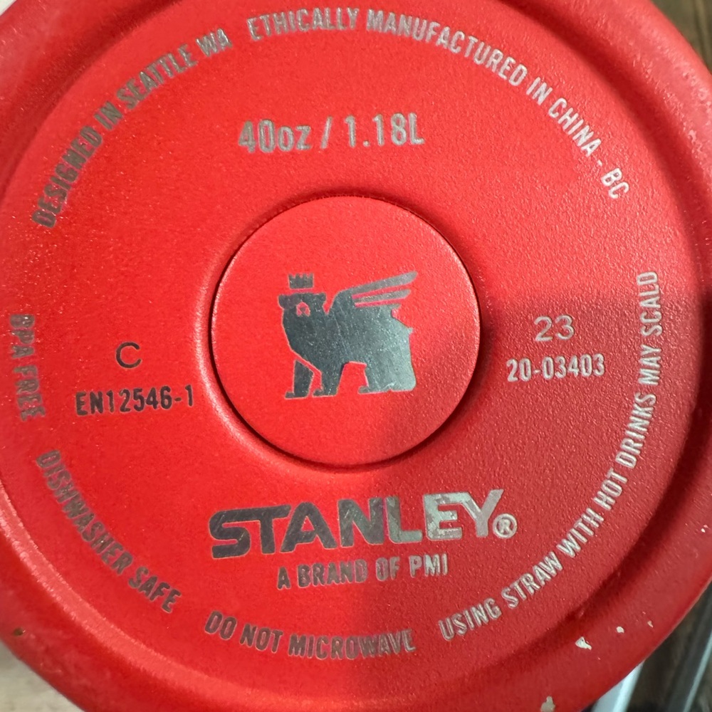 Stanley Red 40 oz Tumbler with Multi-Color Straw and Boot Bundle - Picture 3 of 15